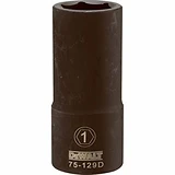 SAE Deep Impact Socket, 6-Point, 3/4 In. Drive, 1 In.