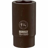 SAE Deep Impact Socket, 6-Point, 3/4 In. Drive, 1-1/4 In.