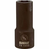 SAE Deep Impact Socket, 6-Point, 3/4 In. Drive, 3/4 In.