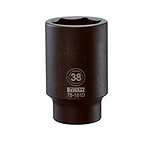 Metric Deep Impact Socket, 6-Point, 3/4 In. Drive, 38mm