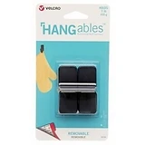 Removable Wall Fasteners, Black, Small, 2-Ct.