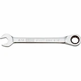 SAE Ratcheting Combination Wrench, Long-Panel, 9/16 In.