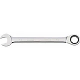 SAE Ratcheting Combination Wrench, Long-Panel, 7/8 In.