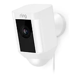 Smart Spotlight Wi-Fi Security Camera, Wired, White