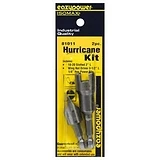 Hurricane Kit, Wing Nut Driver & 18-20-In. Slotted Power Bit, 2-Pc.