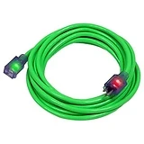 Extension Cord, Green, 14/3, 10-Ft.