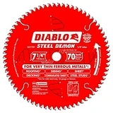Steel Demon Circular Saw Blade, Ferrous Metal, 70-Tooth x 7-1/4-In