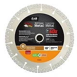 Diamond Saw Blade, Metal, 10-In.