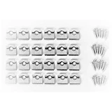 Closet Culture Shelf Hardware Kit, Champagne Nickel Screws