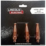 Acetylene Cutting Tips, Victor Series 3, 3-Pk.