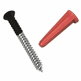 Screw & Anchor Pack, For Bracket System, 6-Pk.