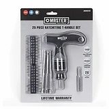 25-Pc. Ratcheting T-Handle Driver Set