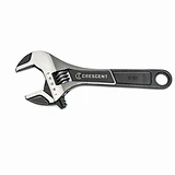 Wide-Jaw Adjustable Wrench, 6 In.