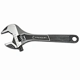 Wide-Jaw Adjustable Wrench, 8 In.