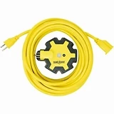 Yellow Jacket Outdoor Power Set, 30 Ft. Extension Cord + 5-Outlet Adapter