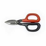 Wiss Straight Tinner Snips, Drop-Forged Steel Blades, 7 In.