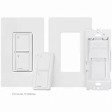 Caseta In-Wall Dimmer with Remote, 600-Watts, White