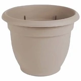 Ariana Self Watering Planter, Plastic, Pebble Stone, 6-In.