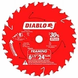 Framing Blade, 24-Tooth x 6-1/2-In., 3-Pk.