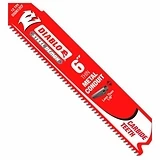 Steel Demon Thin Metal Conduit Reciprocating Saw Blade, Carbide, 6-In.