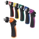 One Touch Spray Hose Nozzle, Adjustable Patterns, Assorted Colors