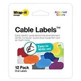 Cable Labels, Assorted, 10-Pk.