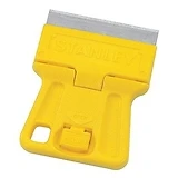 Razor Blade Scraper, Mini, Yellow