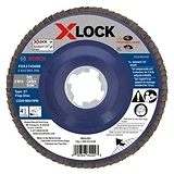 Flap Disc, General Purpose Grinding, X-Lock Arbor, Type 27, 80 Grit, 4.5-In.