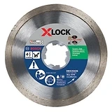 X-Lock Diamond Blade, Continuous Rim, 4.5-In.