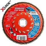 X-Lock Flap Disc, 40-Grit, 4-1/2-In.