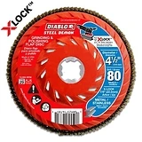 X-Lock Flap Disc, 80-Grit, 4-1/2-In.