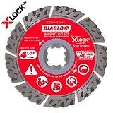 X-Lock Masonry Cut Off Disc, Segmented, 4-1/2-In.