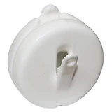 Magnetic Wreath Hanger, White, 2-Pc.