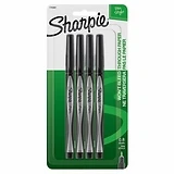 Fine Point Ink Pen, Black, 4-Ct.