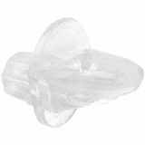 5-Lb. Shelf Support Pegs, Clear Plastic, 1/4 In., 8-Pk.