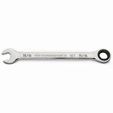 Combination Ratcheting Wrench, 90-Tooth, 12-Point, 15/16 In.