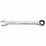 Combination Ratcheting Wrench, 90-Tooth, 12-Point, 1-1/8 In.