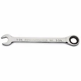 Combination Ratcheting Wrench, 90-Tooth, 12-Point, 1-1/4 In.