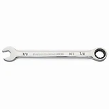 Combination Ratcheting Wrench, 90-Tooth, 12-Point, 7/8 In.