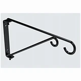 Swivel Plant Bracket, Black, 15-Lb. Load, 9-In.
