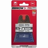 Japanese Tooth Hardwood Oscillating Tool Blade, 2-11/16-In., 3-Pk.