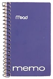 Open-Side Memo Book, 5 x 3 In., 60 Sheets
