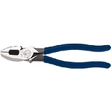Wire Cutter Pliers, High-Leverage NE Side, 9-In.
