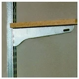 Shelf Bracket, Galvanized Steel, 11-In.