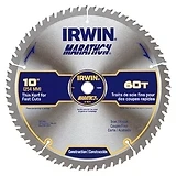 Marathon Circular Saw Blade, Carbide-Tipped, 60-Tooth x 10 In.