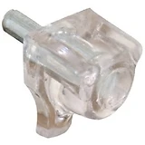 10-Lb. Shelf Support Pegs, Clear Plastic, 3 mm, 8-Pk.