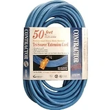 50 Ft. 14/3 SJTW High Visibility Blue Power Block