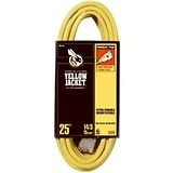 Yellow Jacket Extension Cord, 15A 14 Gauge, 25 Ft.