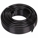 Water Supply Tubing, Black Polyethylene, 1/4-In. x 100 Ft.