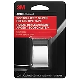 Reflective Safety Tape, Silver, 1 x 36-In.